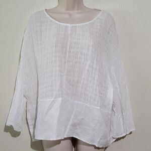 Joie Ivory Sheer Blouse